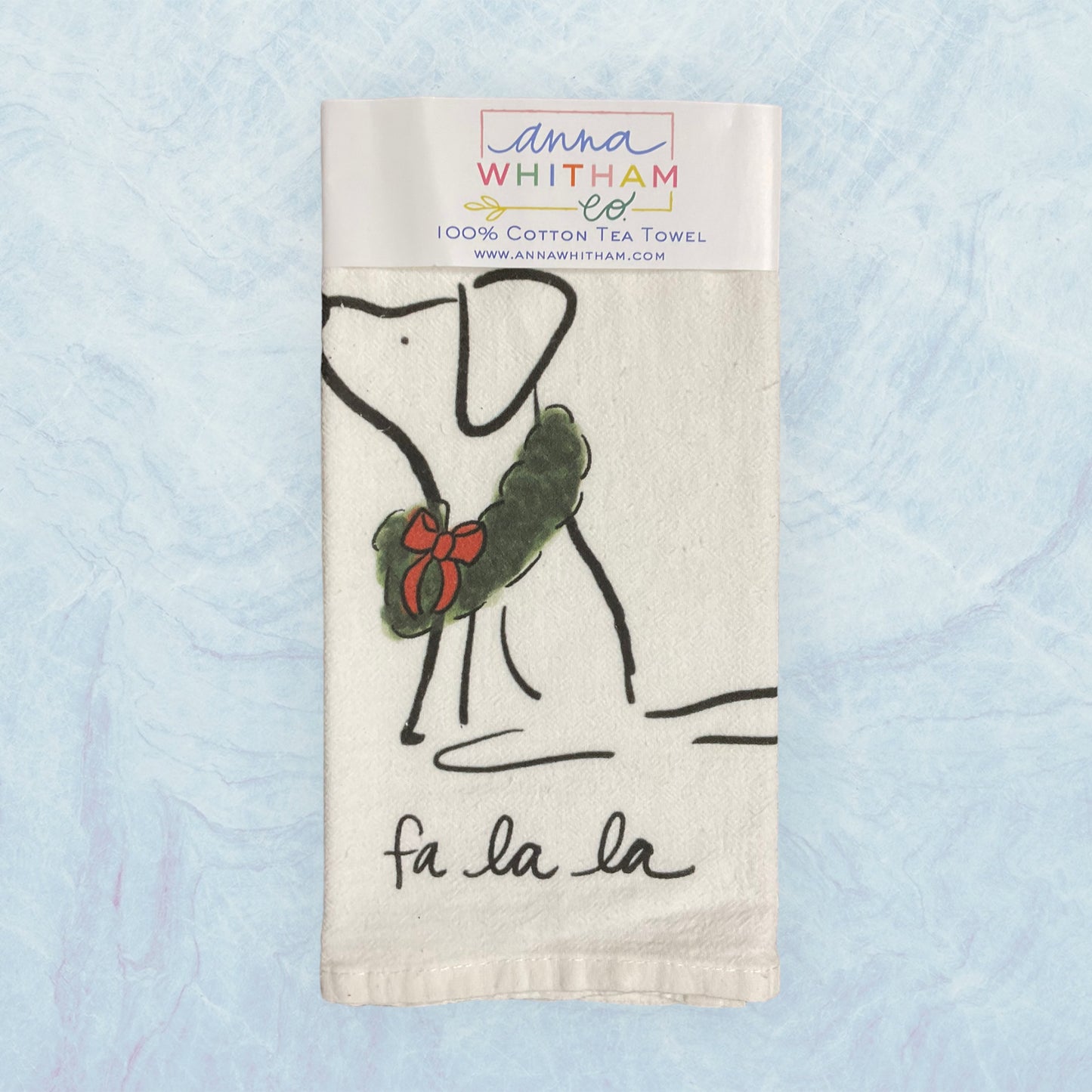 Fa La La Tea Towel