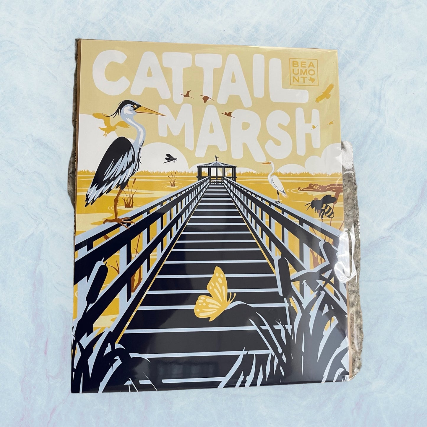 Cattail Marsh Poster